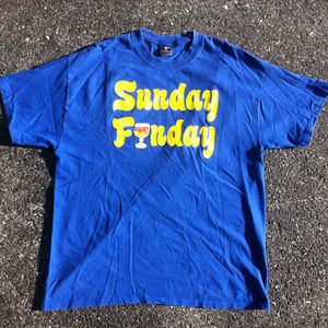 VTG SUNDAY FUNDAY 90s COOL HIPSTER CYBER PUNK GOTH